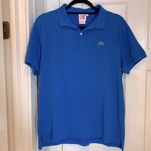 Size 6 -M Lacoste blue polo
